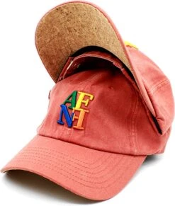 Woed | AFNF - Baseball Cap - A Fish Named Fred - Oranje - Kurk - One Size