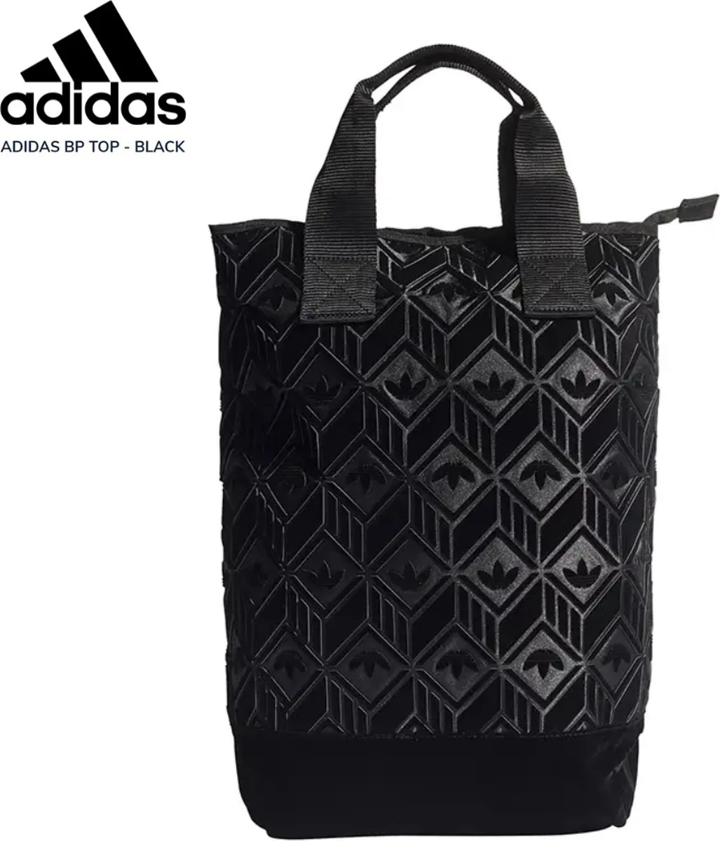 Adidas Originals ADIH32377 BP TOP Gevoerd Luxe Rugtas Meisje - Zwart 3 Adidas Originals ADIH32377 BP TOP Gevoerd Luxe Rugtas Meisje - Zwart