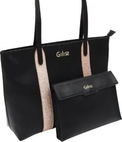 Handtassen - Dames - Set - Shopper En Telefoontasje - Giliss Fashion - Zwart 27 Handtassen - Dames - Set - Shopper En Telefoontasje - Giliss Fashion - Zwart -Liora Luxe Winkel 1028x1200 1
