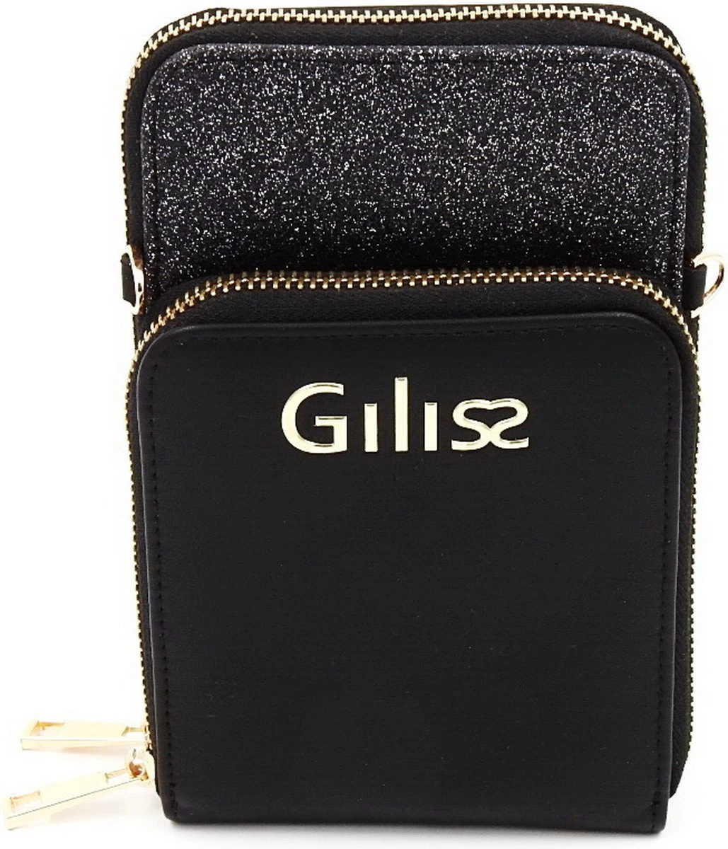 Handtassen - Dames - Set - Shopper En Telefoontasje - Giliss Fashion - Zwart 6 Handtassen - Dames - Set - Shopper En Telefoontasje - Giliss Fashion - Zwart - Afbeelding 4