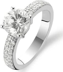 TI SENTO - Milano TI SENTO Milano Ring 1737ZI - Maat 56 (17,75 Mm) - Gerhodineerd Sterling Zilver