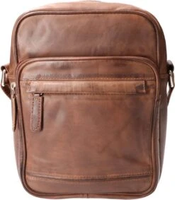 Leather Design Reportertas Patrick Bruin