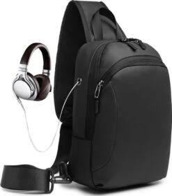 Pro-Care CrossBody Tas - Waterdicht - Universele Fit - Tablet 7.9 Inch - Telefoon Kabel Opening - Uniek Design - Zwart 21 Pro-Care CrossBody Tas - Waterdicht - Universele Fit - Tablet 7.9 Inch - Telefoon Kabel Opening - Uniek Design - Zwart -Liora Luxe Winkel 1054x1200 1