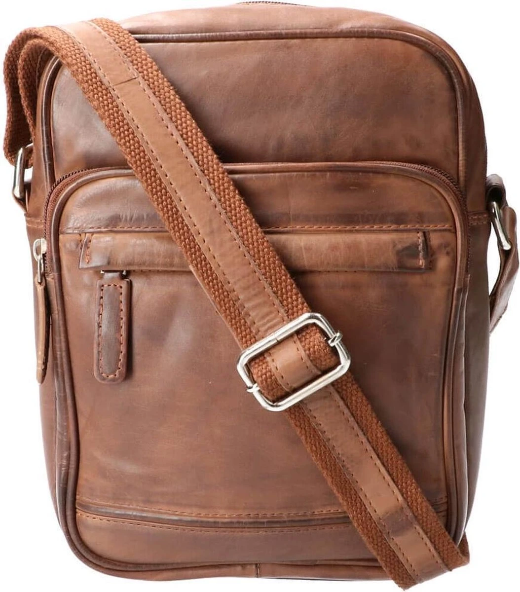 Leather Design Reportertas Patrick Bruin 4 Leather Design Reportertas Patrick Bruin - Afbeelding 2