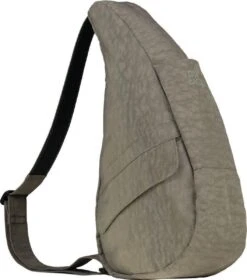 Healthy Back Bag Textured Nylon S Truffle -Liora Luxe Winkel 1058x1200