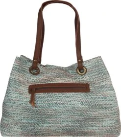 Sunny Beach Bag (Smaragdgroen) -Liora Luxe Winkel 1060x1200