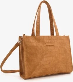 Renato Lucci Dames Shopper Camel/beige