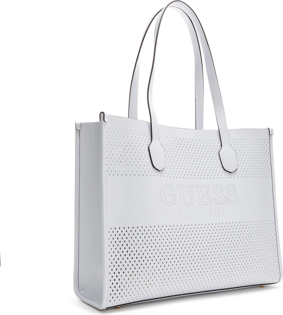 Guess Katey Perfect Tote Dames Shopper - Wit 11 Guess Katey Perfect Tote Dames Shopper - Wit - Afbeelding 9