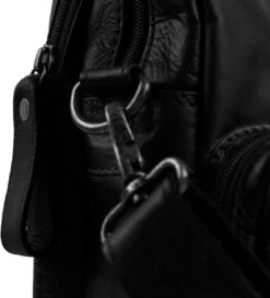 New Looxs By Chesterfield Leren Fietstas / Schoudertas Gent 15.6'' Zwart -Liora Luxe Winkel 1087x1200 5