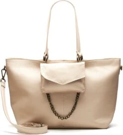 Chabo Bags - Shopper Copenhagen - Shopper - Schoudertas - Leer - Off White -Roomwit