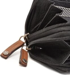 Berba Zip Around Portemonnee Chamonix Zwart -Liora Luxe Winkel 1126x1200