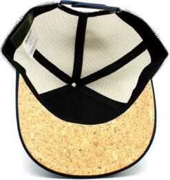 Woed | Toronto - Trucker Cap - Groen - Blauw - Kurk - One Size -Liora Luxe Winkel 1137x1200 1