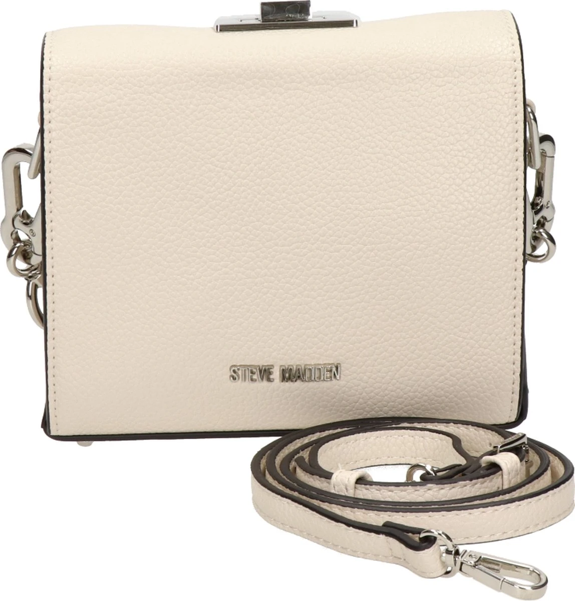 Steve Madden Bkween Dames Crossbody Tas - Ecru - Maat Geen 4 Steve Madden Bkween Dames Crossbody Tas - Ecru - Maat Geen - Afbeelding 2