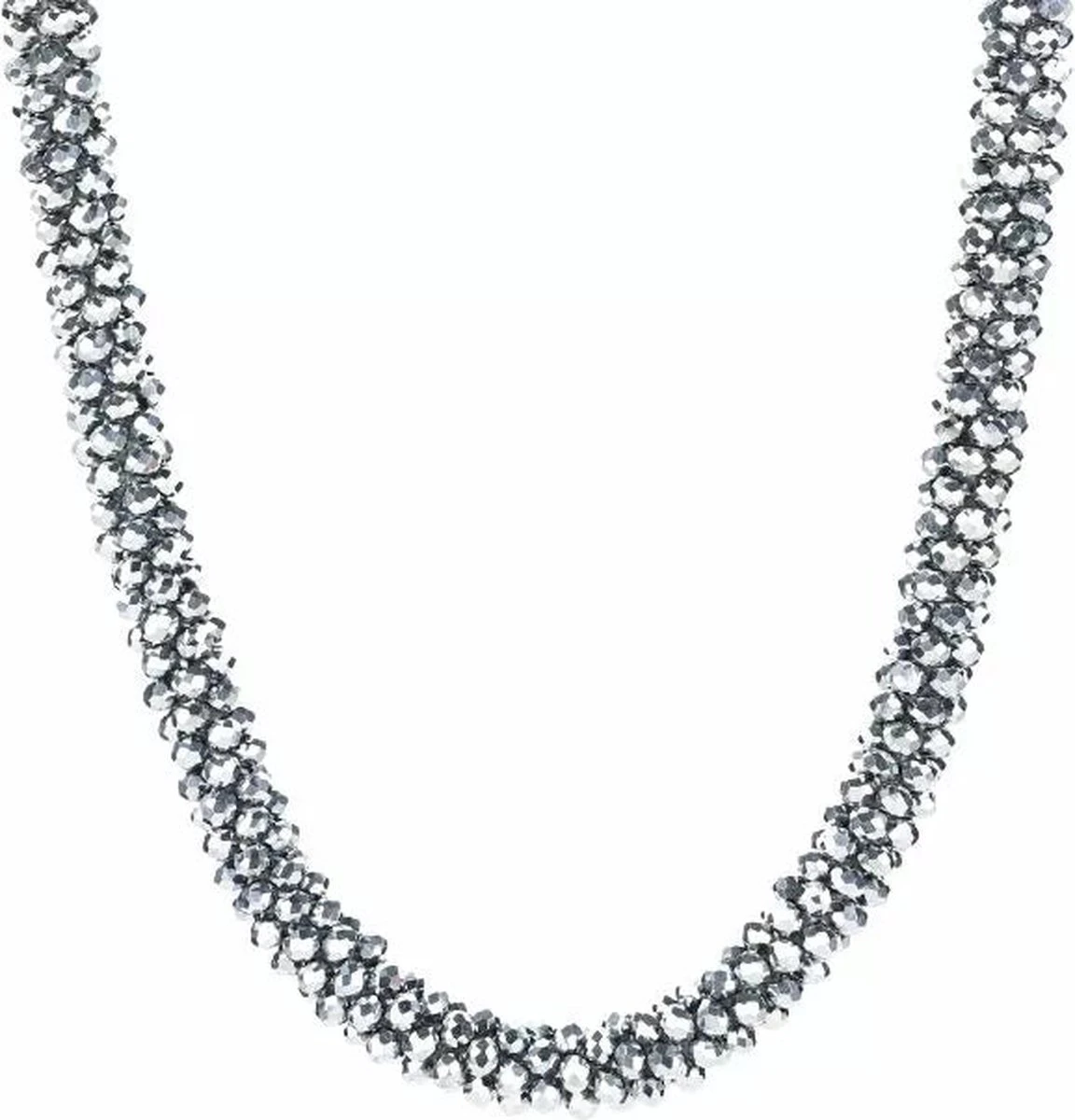 Bijoutheek Collier Kleine Kralen Donker Rood 6 Bijoutheek Collier Kleine Kralen Donker Rood - Afbeelding 4