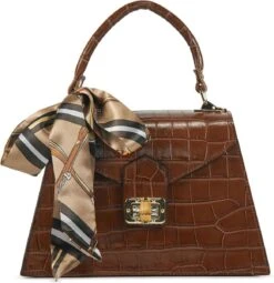 Lina Locchi Crossbodytas Dames / Handtas - Leer - MERIDIANA - Cognac