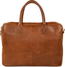 Manfield - Cognac Laptop Tas Leer -Liora Luxe Winkel 1164x1200