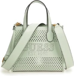 Guess Handtas Katey Perf Mini Mint Dames Handtas - Mint