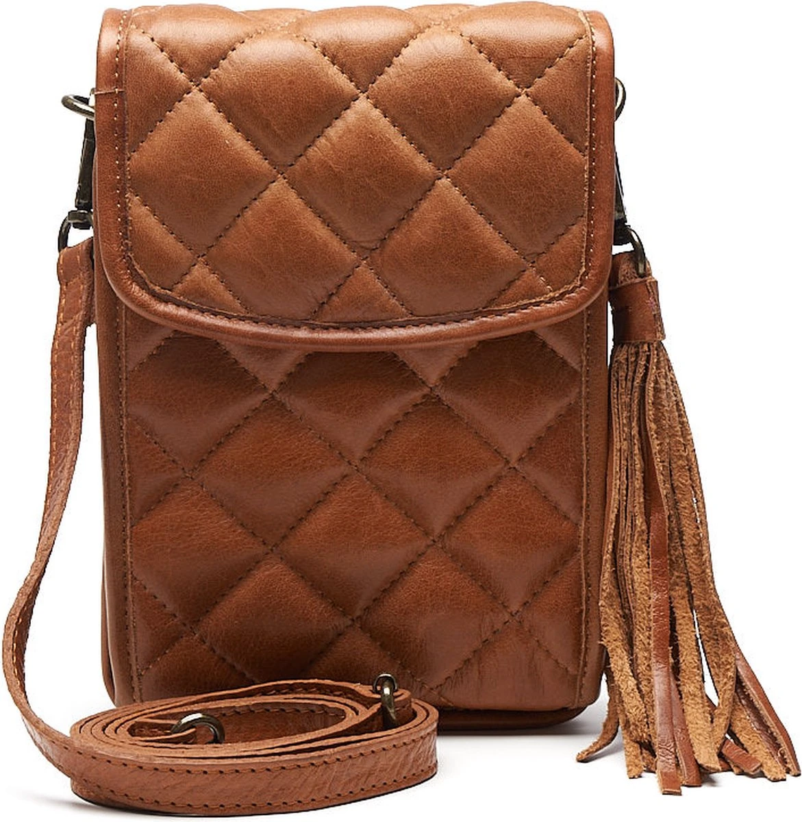 Chabo Bags - Milano Mover - Crossbodytas -Leer - Bruin 3 Chabo Bags - Milano Mover - Crossbodytas -Leer - Bruin