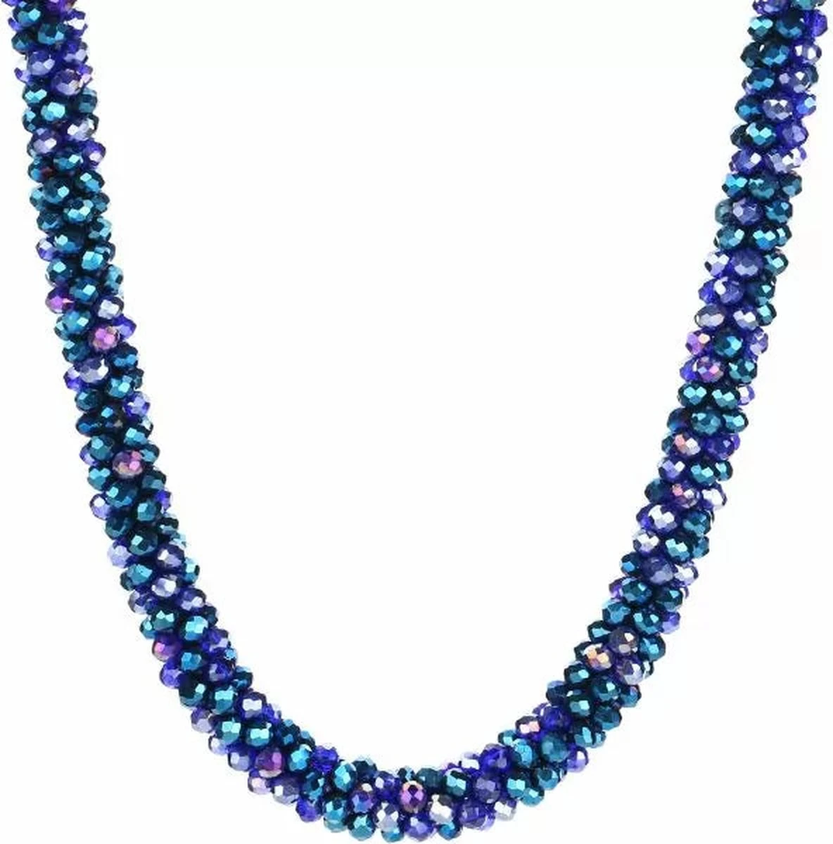 Bijoutheek Collier Kleine Kralen Donker Rood 8 Bijoutheek Collier Kleine Kralen Donker Rood - Afbeelding 6