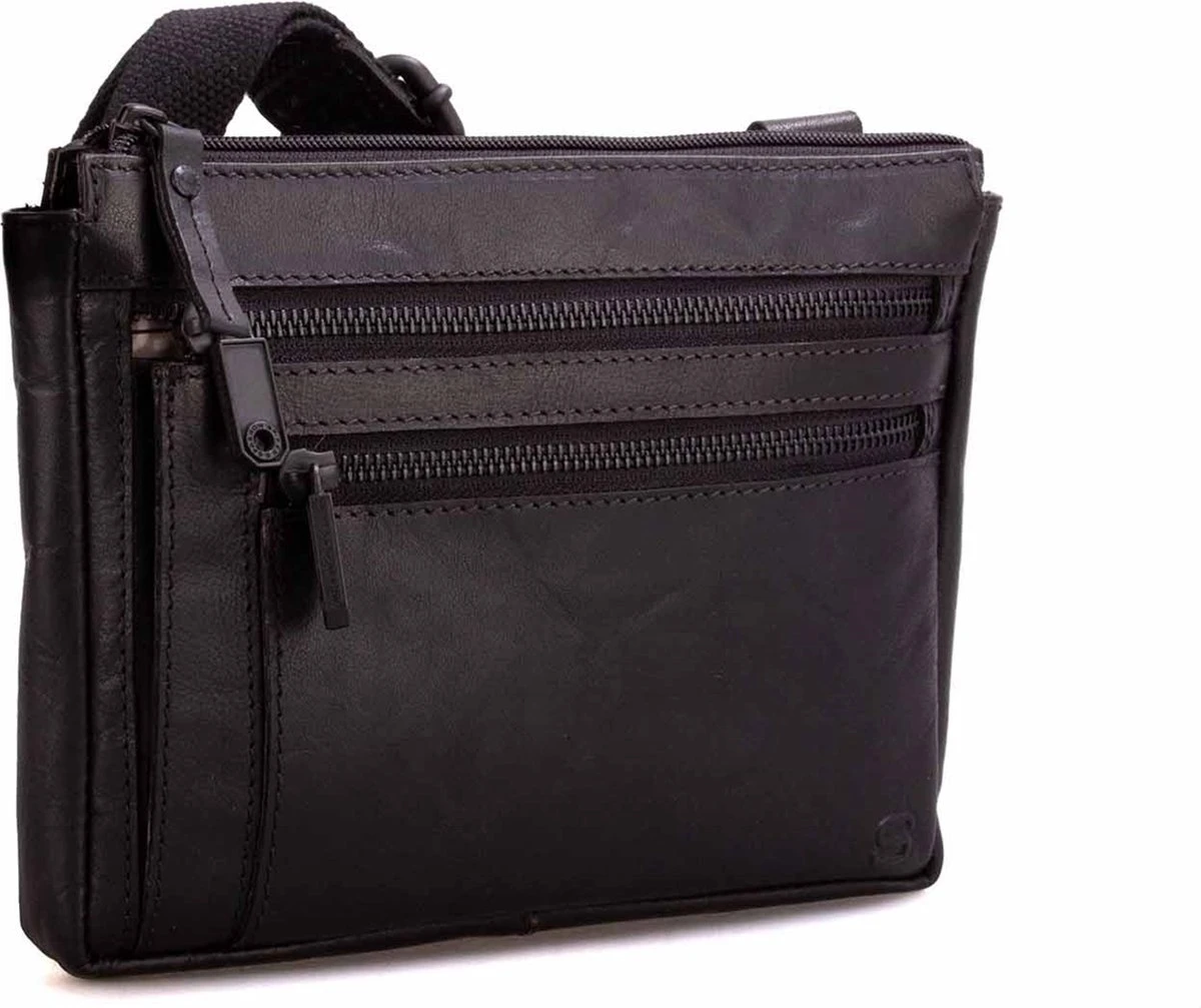 Spikes En Sparrow Crossbody Schoudertas Zwart 4 Spikes En Sparrow Crossbody Schoudertas Zwart - Afbeelding 2