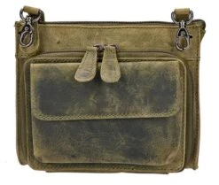 Leather Design Leren Schoudertasje / Heuptasje Groen 14 Leather Design Leren Schoudertasje / Heuptasje Groen -Liora Luxe Winkel 1200x1016 1