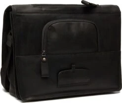 New Looxs By Chesterfield Leren Fietstas / Schoudertas Gent 15.6'' Zwart -Liora Luxe Winkel 1200x1016 2