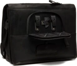 New Looxs By Chesterfield Leren Fietstas / Schoudertas Gent 15.6'' Zwart -Liora Luxe Winkel 1200x1034