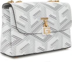 Guess Montreal Xbody Flap Dames Schoudertas - Stone Logo -Liora Luxe Winkel 1200x1042