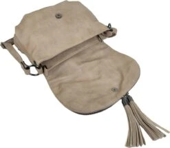 Flora&Co - Paris - Crossbody Tas Met Flap - Handig Opbergvak In Flap - Soft - Beige Taupe -Liora Luxe Winkel 1200x1045 1