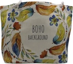 Strandtas Shopper Weekendtas Boho Multi Geel -Liora Luxe Winkel 1200x1061 4
