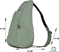 Healthy Back Bag Textured Nylon S Sage -Liora Luxe Winkel 1200x1067