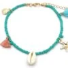 Enkelbandje - Schelp En Zeester - Anklet - Lengte 25-30 Cm - Blauw -Liora Luxe Winkel 1200x1075