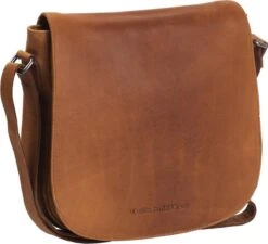 Chesterfield Schoudertas Met Overslag Yves Cognac