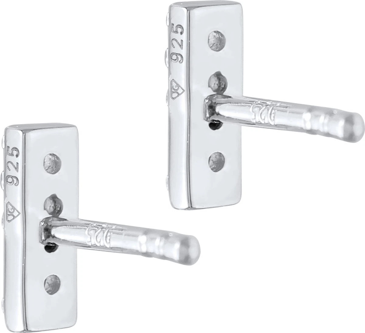 Elli Dames Oorbellen Dames Stud Oorbellen Minimal Met Zirkonia Kristallen In 925 Sterling Zilver 6 Elli Dames Oorbellen Dames Stud Oorbellen Minimal Met Zirkonia Kristallen In 925 Sterling Zilver - Afbeelding 4