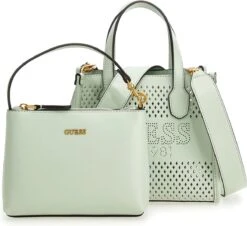 Guess Handtas Katey Perf Mini Mint Dames Handtas - Mint -Liora Luxe Winkel 1200x1100 1