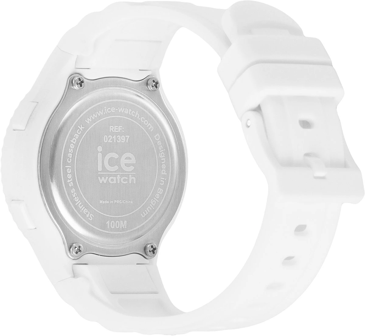 Ice-Watch Ice Watch Ice Digit - Sunset Rainbow 021397 Horloge - Siliconen - Wit - Ø 34 Mm 4 Ice-Watch Ice Watch Ice Digit - Sunset Rainbow 021397 Horloge - Siliconen - Wit - Ø 34 Mm - Afbeelding 2