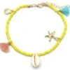 Enkelbandje - Schelp En Zeester - Anklet - Lengte 25-30 Cm - Geel -Liora Luxe Winkel 1200x1117 1