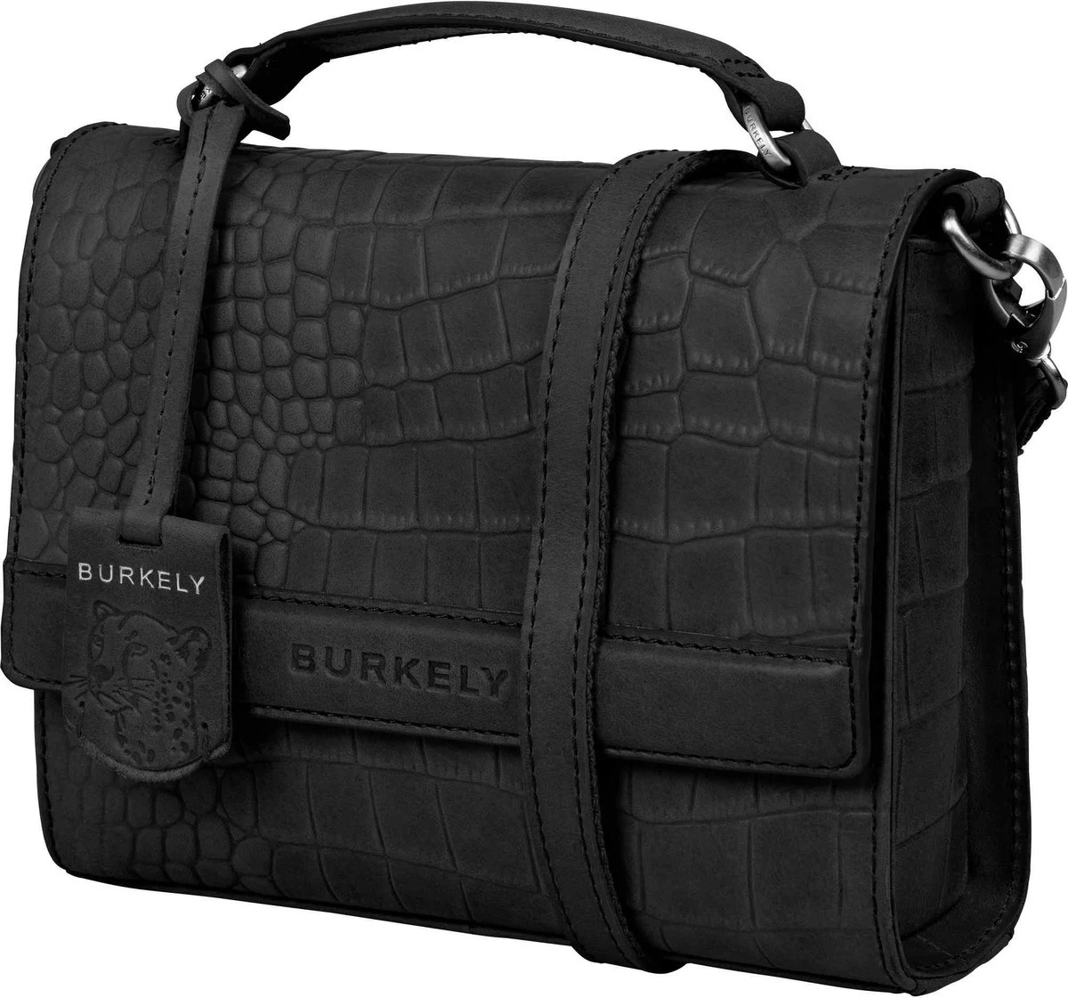 Burkely Casual Cayla Dames Handtas Klein Citybag Small - Zwart 4 Burkely Casual Cayla Dames Handtas Klein Citybag Small - Zwart - Afbeelding 2