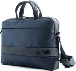 Nava Design Easy Advance Briefcase Slim Schoudertas 15.6'' Black/Blue -Liora Luxe Winkel 1200x1127 1