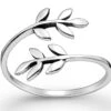 Joy|S - Zilveren Ring - Takje Met Blad - Geoxideerd - Verstelbaar (maat: Zie Omschrijving) - Aanschuifring -Liora Luxe Winkel 1200x1130 2