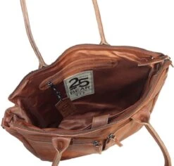 Bear Design Business Schoudertas Binni Met Laptopvak 17'' Cognac -Liora Luxe Winkel 1200x1145