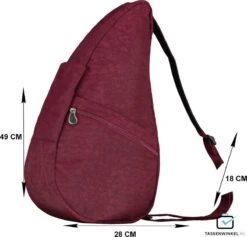 Healthy Back Bag Textured Nylon M Fig -Liora Luxe Winkel 1200x1150