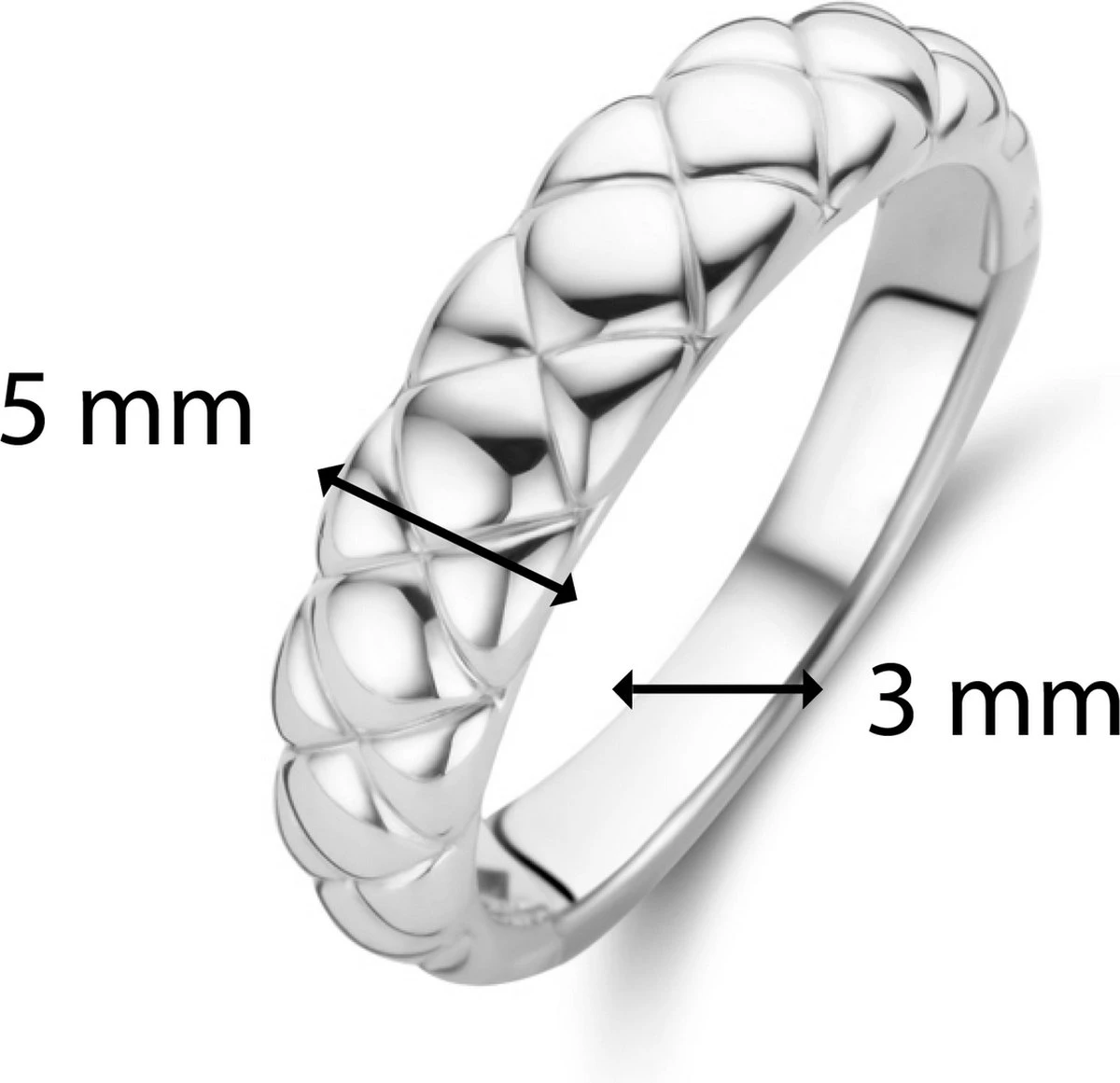 TI SENTO - Milano Ring 12289SI - Zilveren Dames Ring - Maat 56 5 TI SENTO - Milano Ring 12289SI - Zilveren Dames Ring - Maat 56 - Afbeelding 3