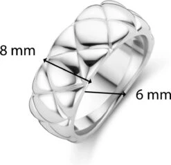 TI SENTO - Milano Ring 12288SI - Zilveren Dames Ring - Maat 60 -Liora Luxe Winkel 1200x1163 2