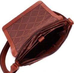 Chesterfield Schoudertas Met Overslag Marley A4 15.6'' Cognac -Liora Luxe Winkel 1200x1181 1