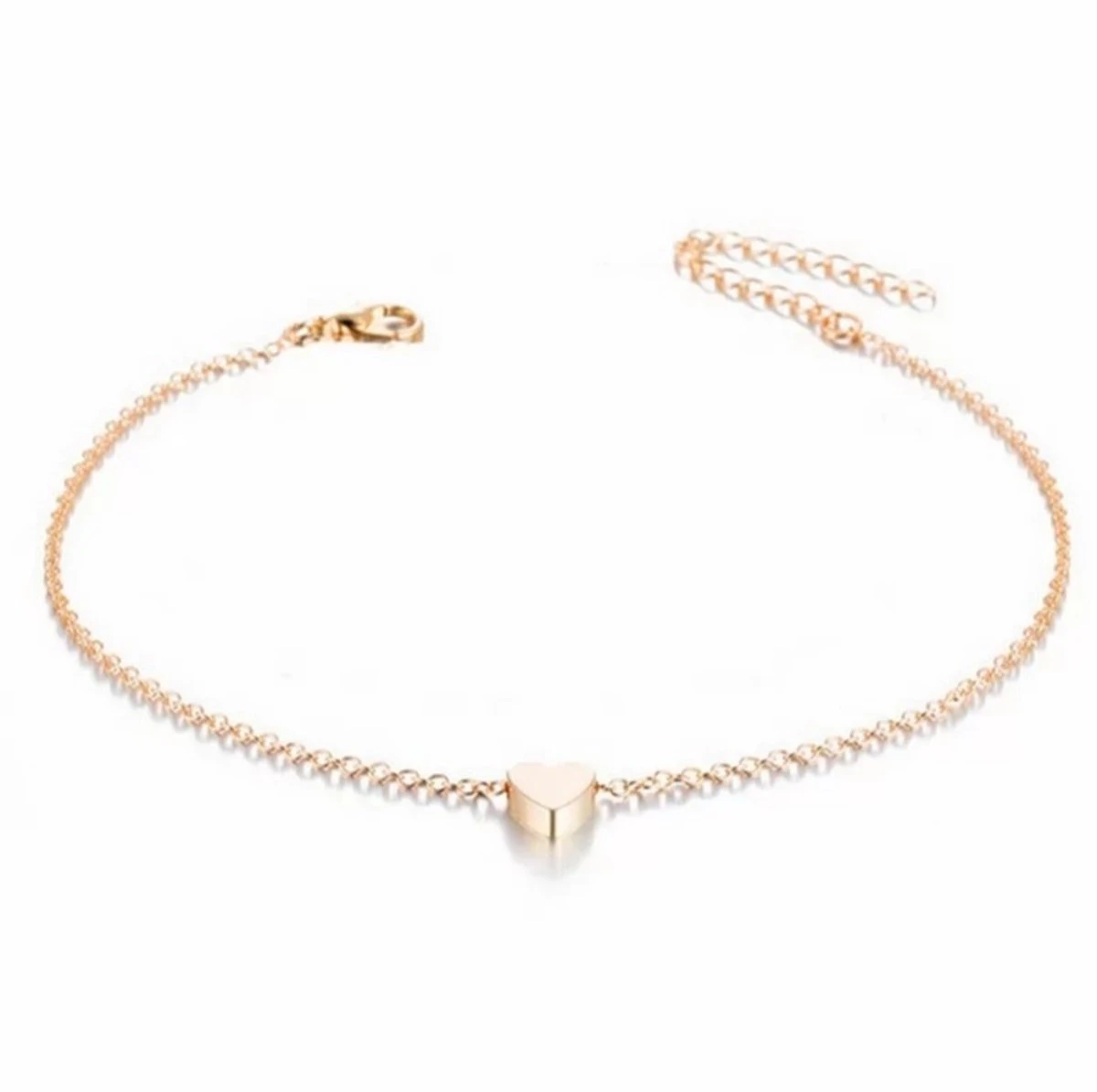 Enkelbandje – Staal – Goudkleurig – Cadeau Voor Haar 3 Enkelbandje – Staal – Goudkleurig – Cadeau Voor Haar