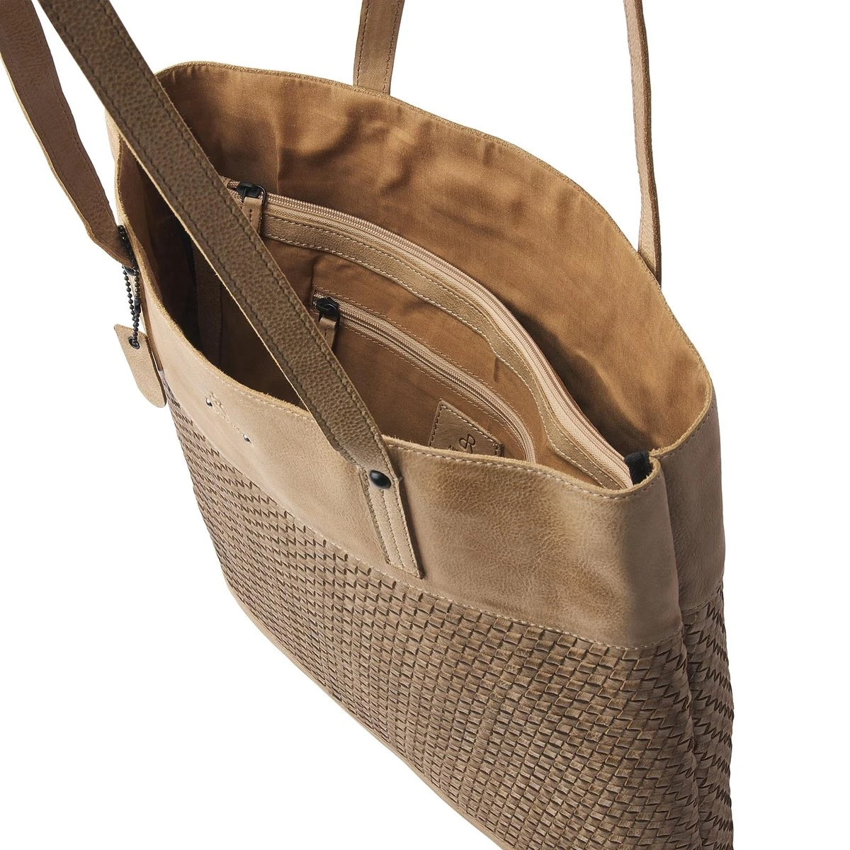 DR Amsterdam Shopper - Tampa Braided - Beige 5 DR Amsterdam Shopper - Tampa Braided - Beige - Afbeelding 3