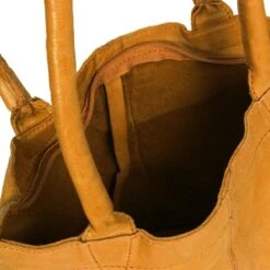 Justified Leren Shopper Met Etui Oker Geel -Liora Luxe Winkel 1200x1200 134