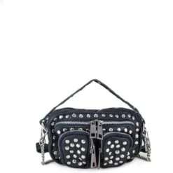 Nunoo Helena Disco Schoudertas Dames - Zwart -Liora Luxe Winkel 1200x1200 16