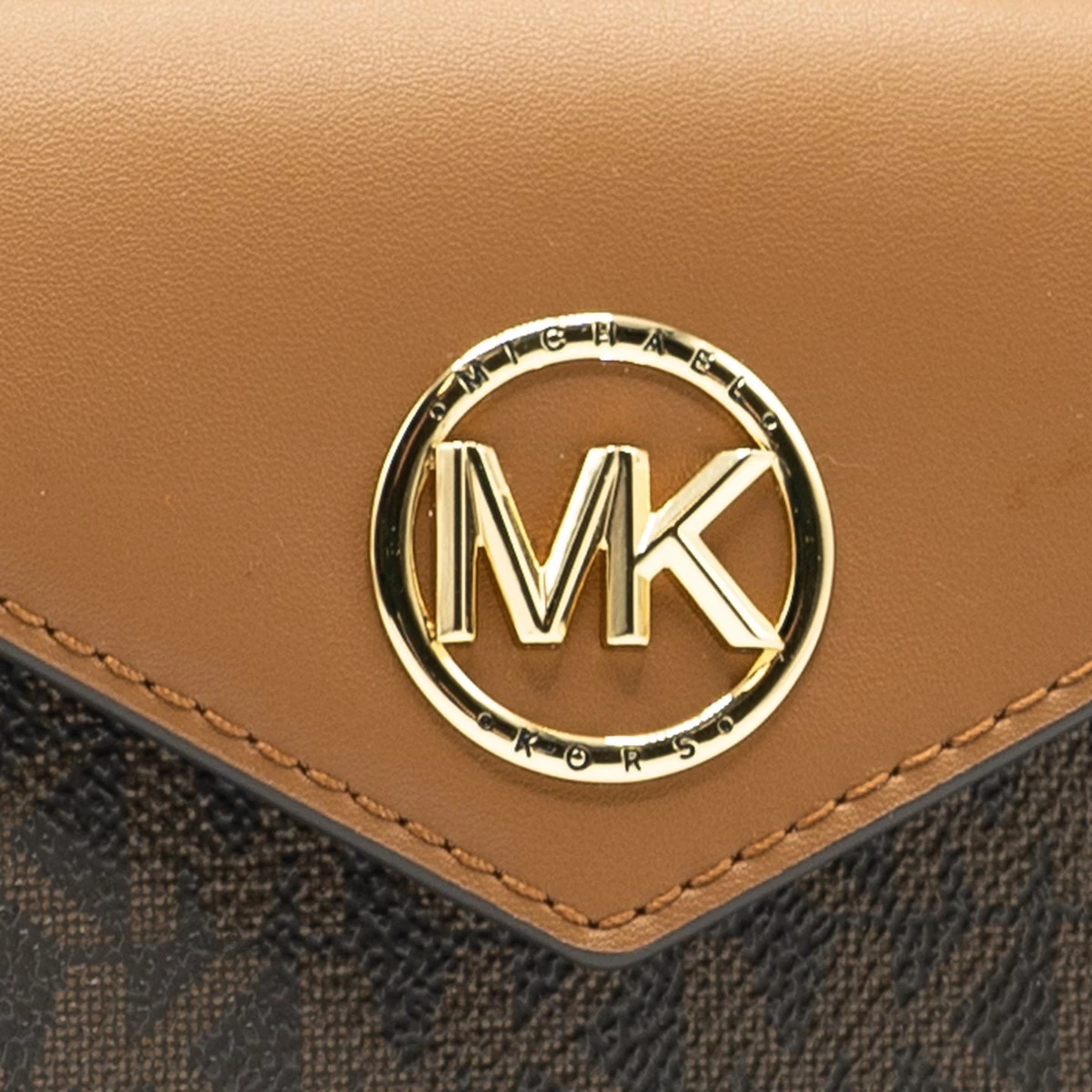 Michael Kors Medium Handtas Carmen - Bruin 5 Michael Kors Medium Handtas Carmen - Bruin - Afbeelding 3